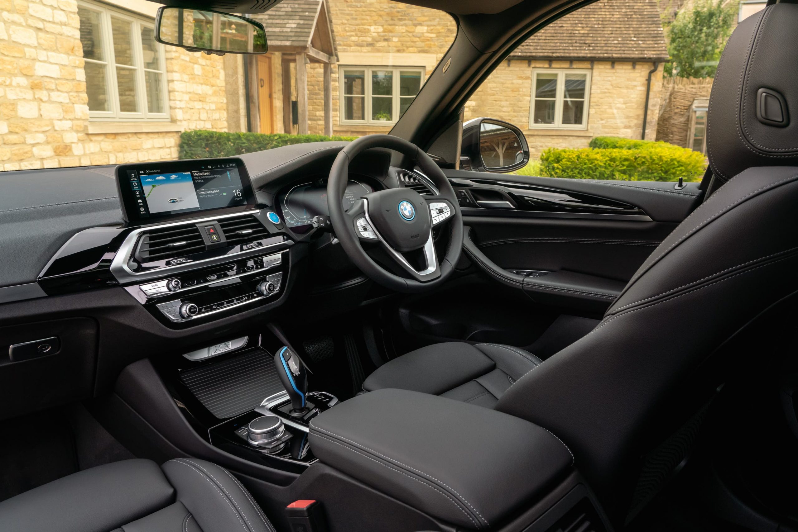 Interior of BMW iX3