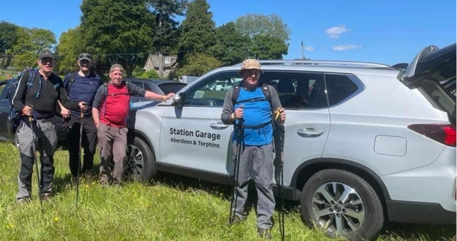 Station Garage SsangYong service manager’s yomp raises £5,500 for charity