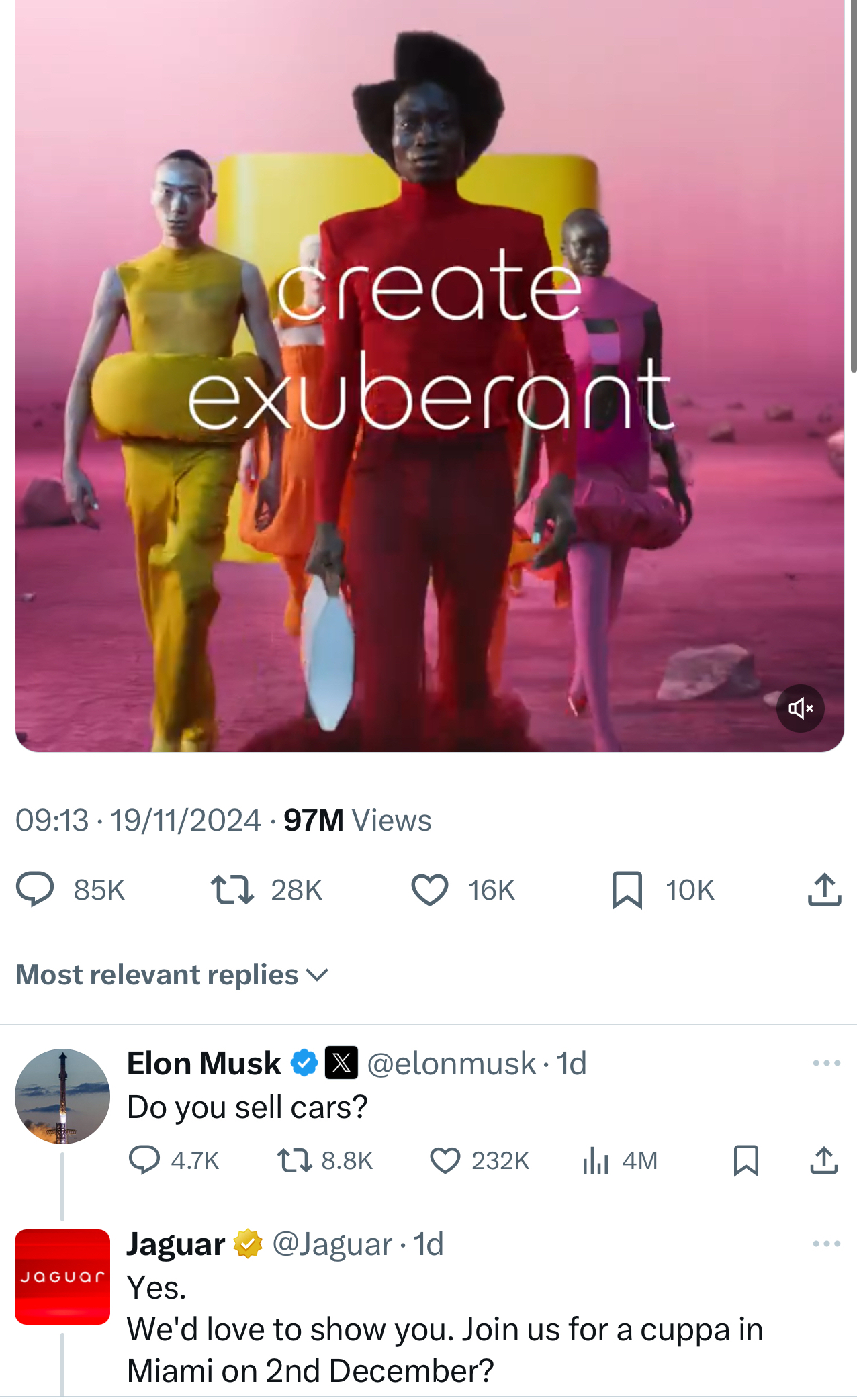 Elon comments