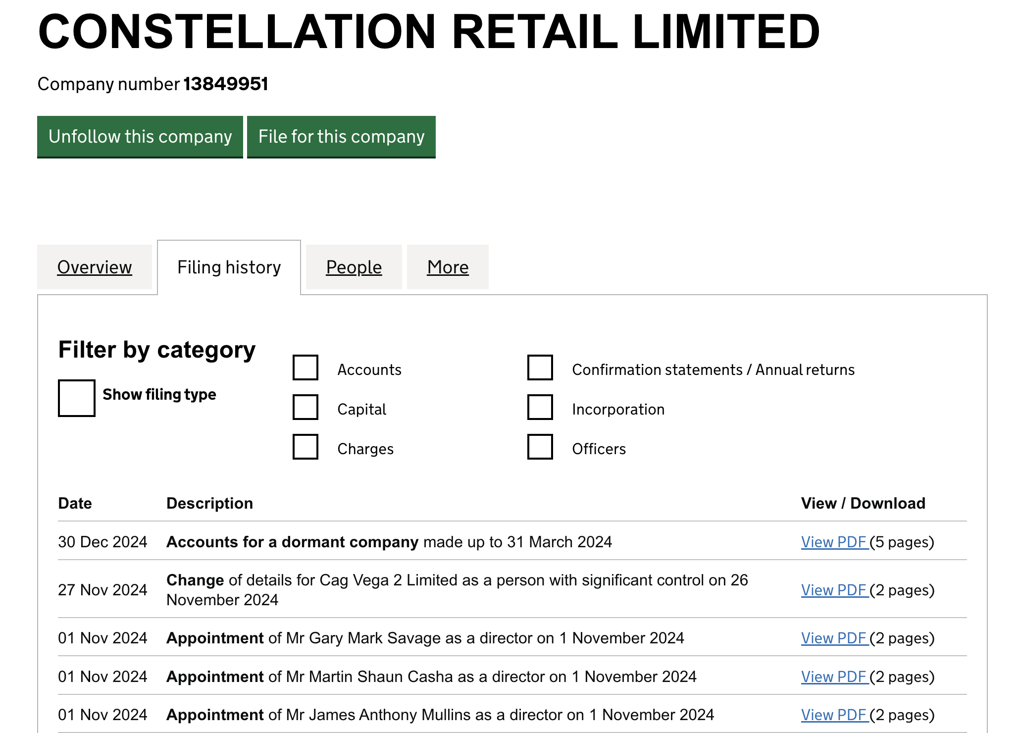 Constellation Retail